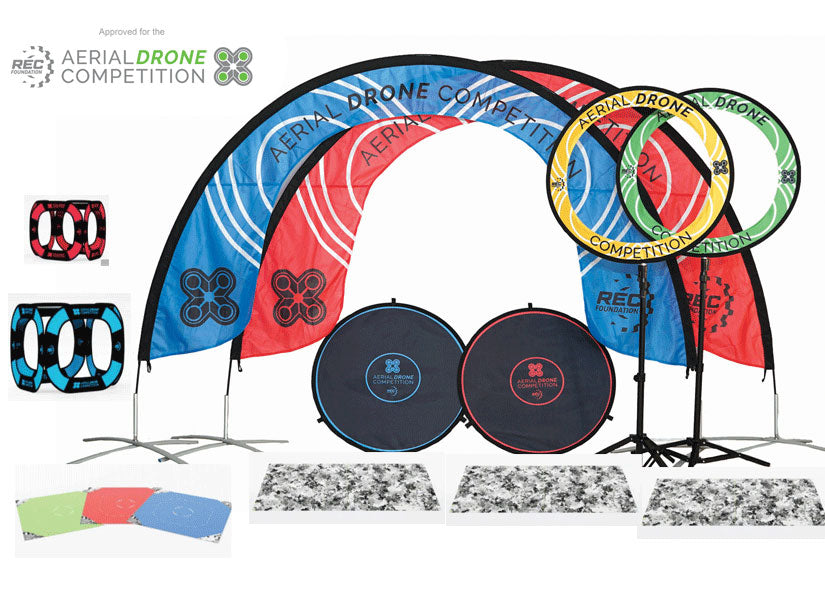 The Aerial Drone Competition Field Basics Kit on a plain background