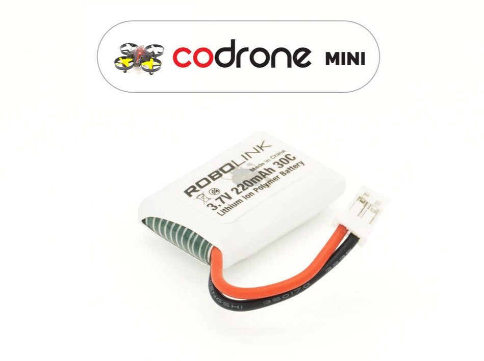 A CoDrone Mini rechargeable battery