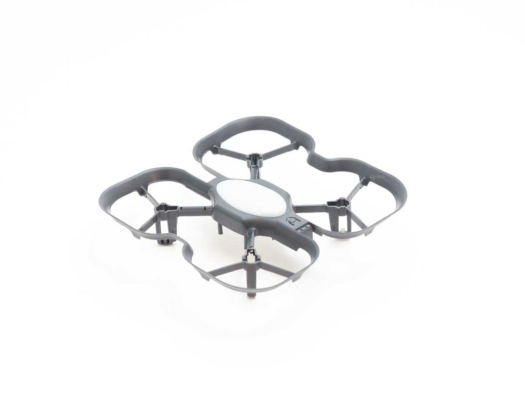 CoDrone EDU frame and canopy on a white background, right side up