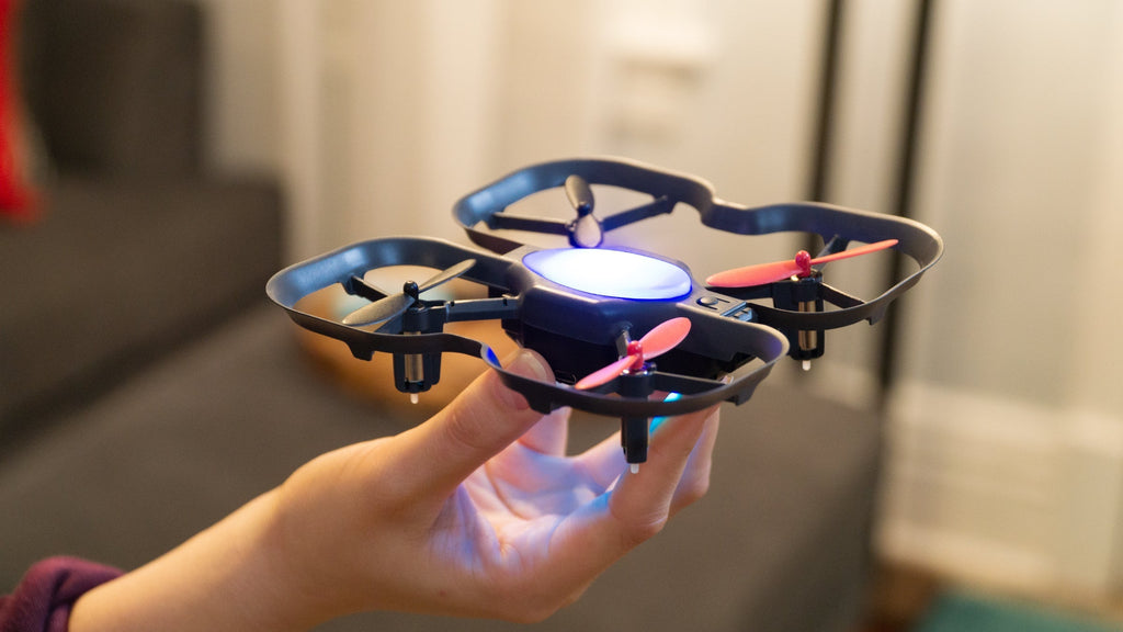 Holding the CoDrone EDU in hand